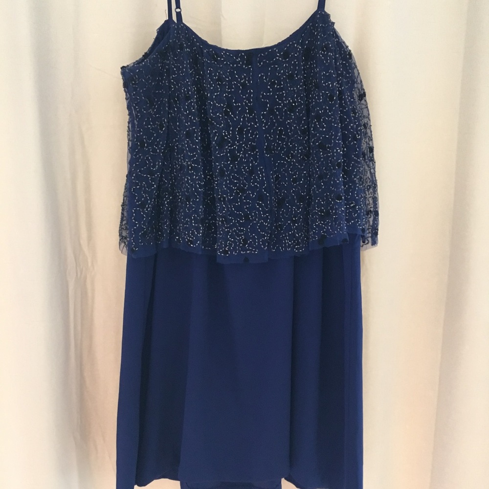 Urban Outfitters Indigo beaded overlay dress - Picture 2 of 3